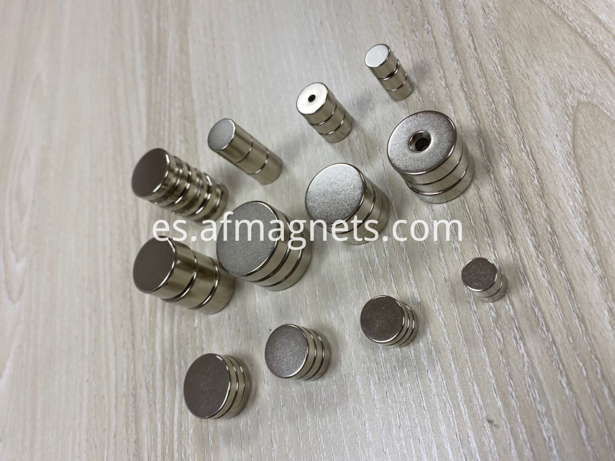 Imanes de disco de neodimio Neodymium disc magnets